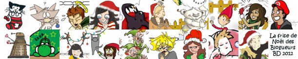 Mosaïque frise Noël 2012